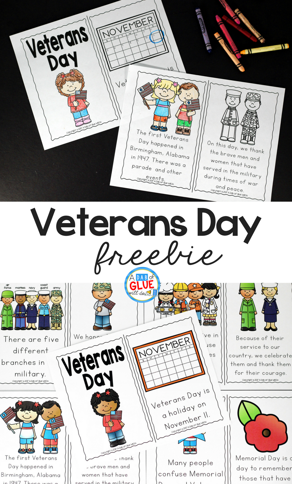 Veterans Day Emergent Reader -