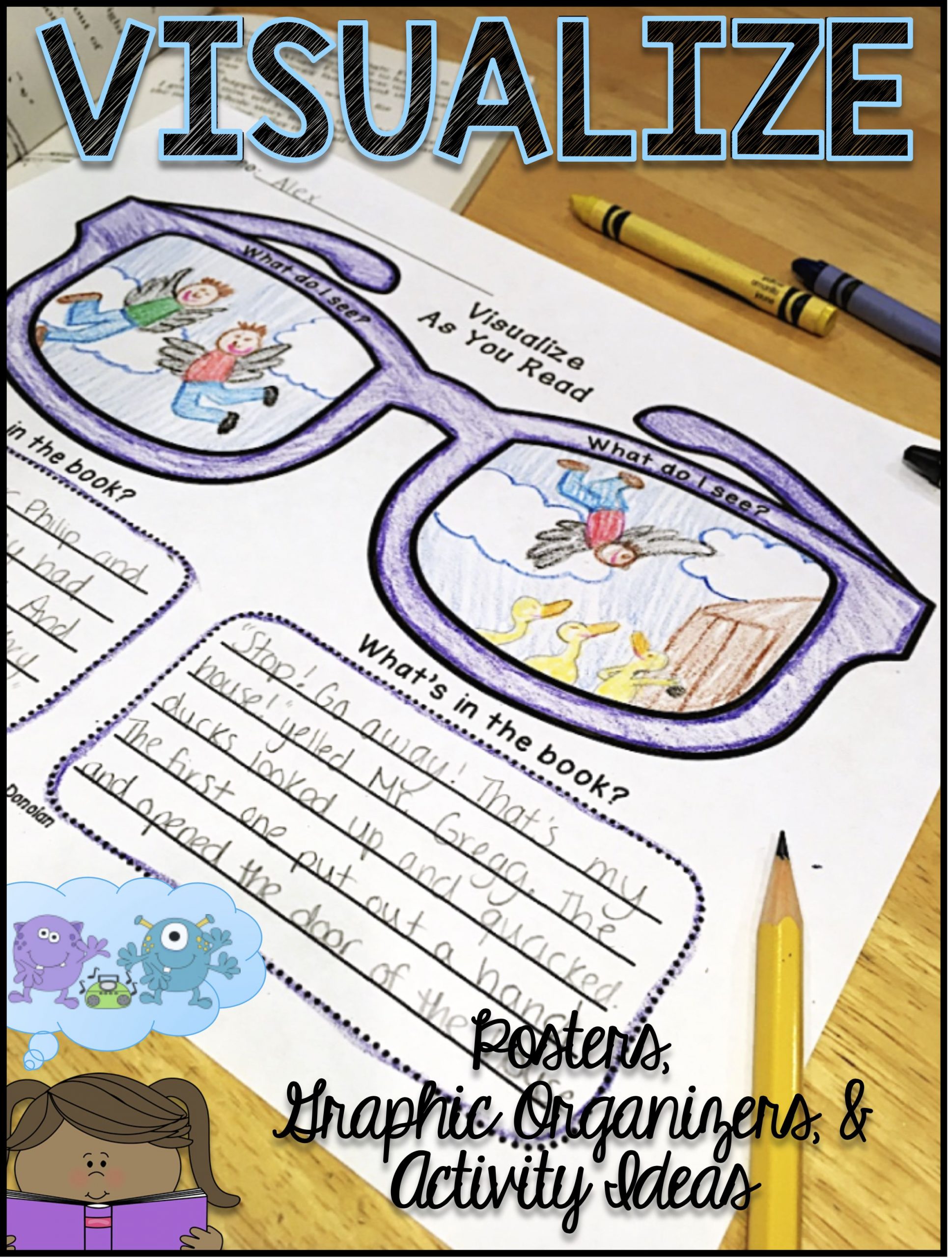 Visualizing Reading Strategy Poster, Graphic Organizers, At