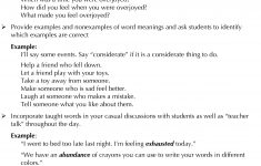Vocabulary Lesson Plans Elementary