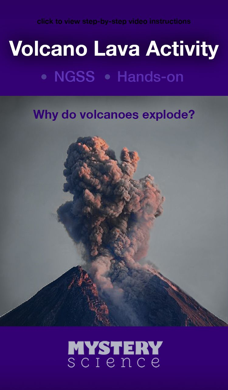 Volcano Lava Activity - Free Hands-On Science Activity For