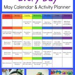 Ways To Play Everyday   May Activity Calendar For