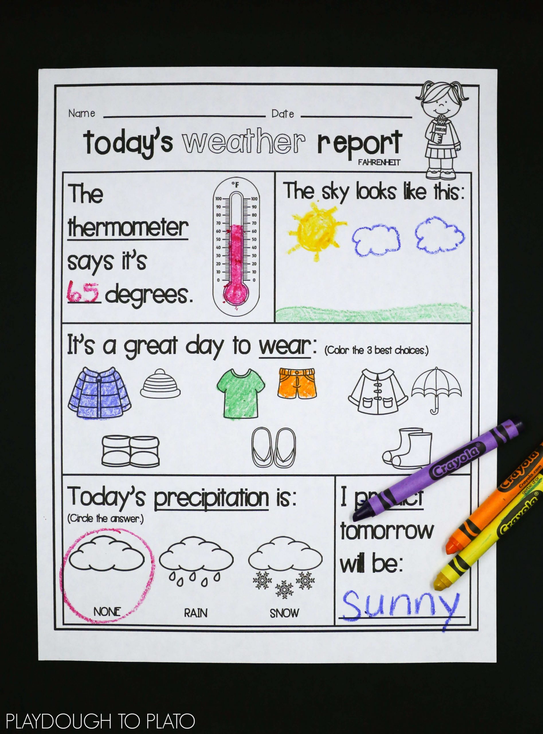 Weather Activity Pack | Weather Kindergarten, Teaching