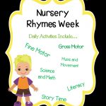 Week Of Nursery Rhyme Preschool Lesson Plans | Nursery