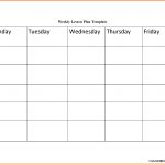 Weekly Lesson Plan Template | Best Letter Templates