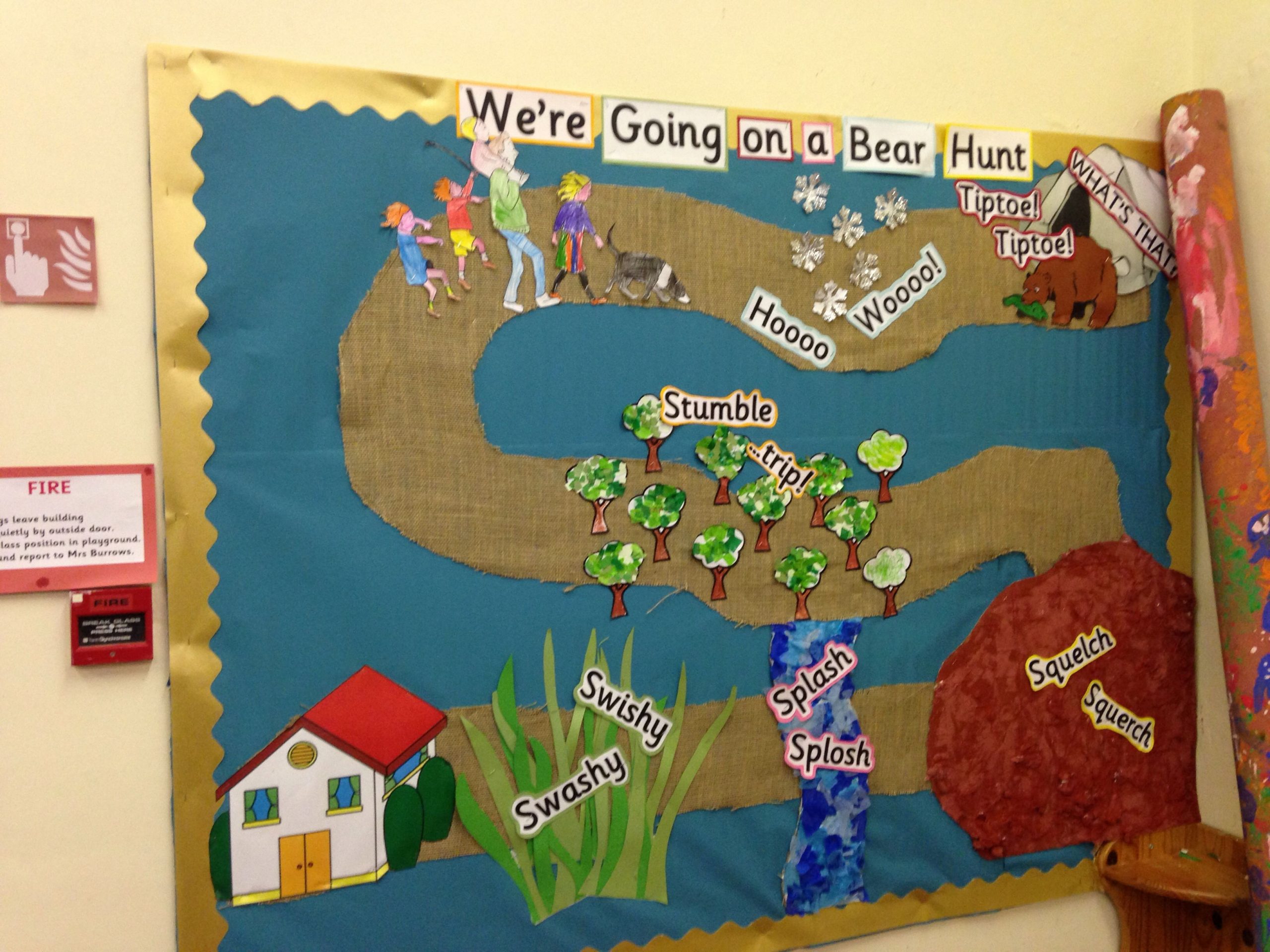 We&amp;#039;re Going On A Bear Hunt&amp;#039; Display | Nursery Activities