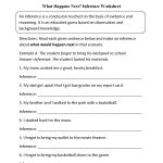What Happens Next? Inference Worksheets | Inferring Lessons