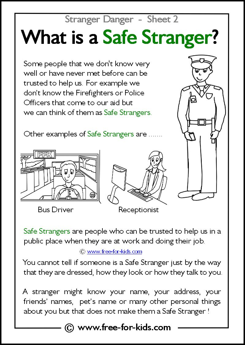 What Is A Safe Stranger | Lessons For Kids, Teaching Safety
