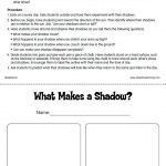 What Makes A Shadow? Lesson Plan From Lakeshore Learning
