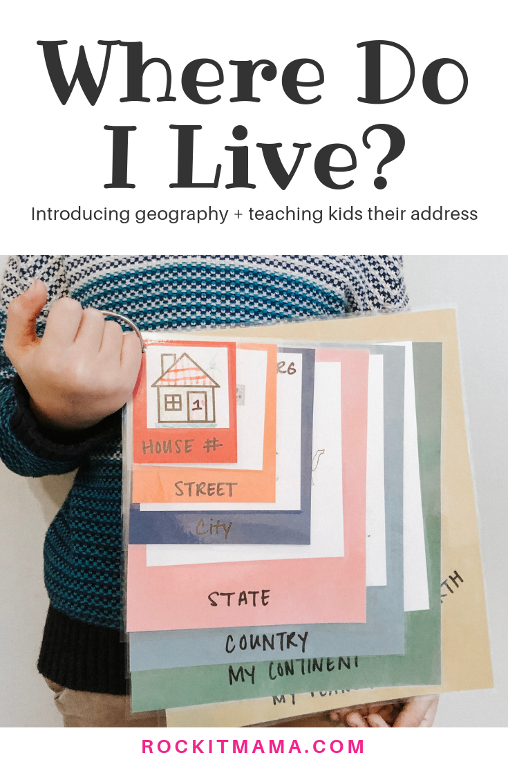 Where Do I Live? Kid Activity - Introducing Geography And