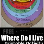 Where Do I Live Printable Activity | Social Studies