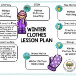 Winter Clothes Lesson Planning Page   Pre K Printable Fun