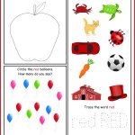 Worksheet,color,red,free,printable,toddler,preschool,kids