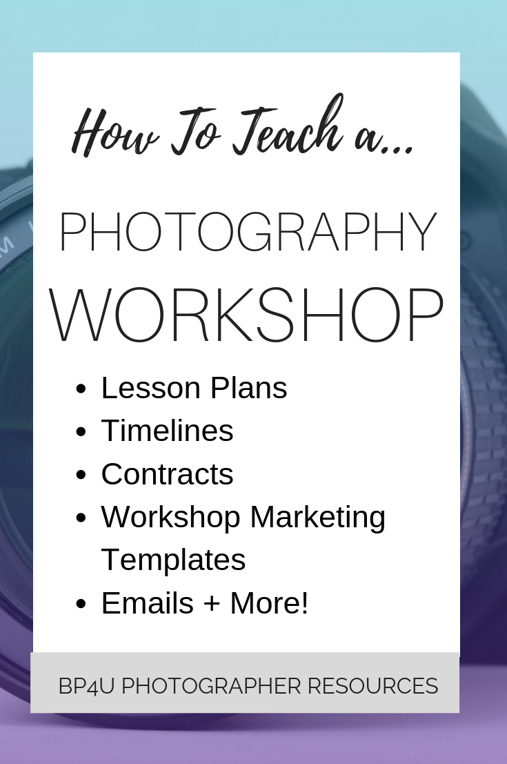 Workshop Kit: Everything You Need To Teach A Photography
