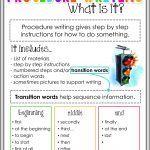 Writing Focus #6: Procedure / How To Writing | Procedural