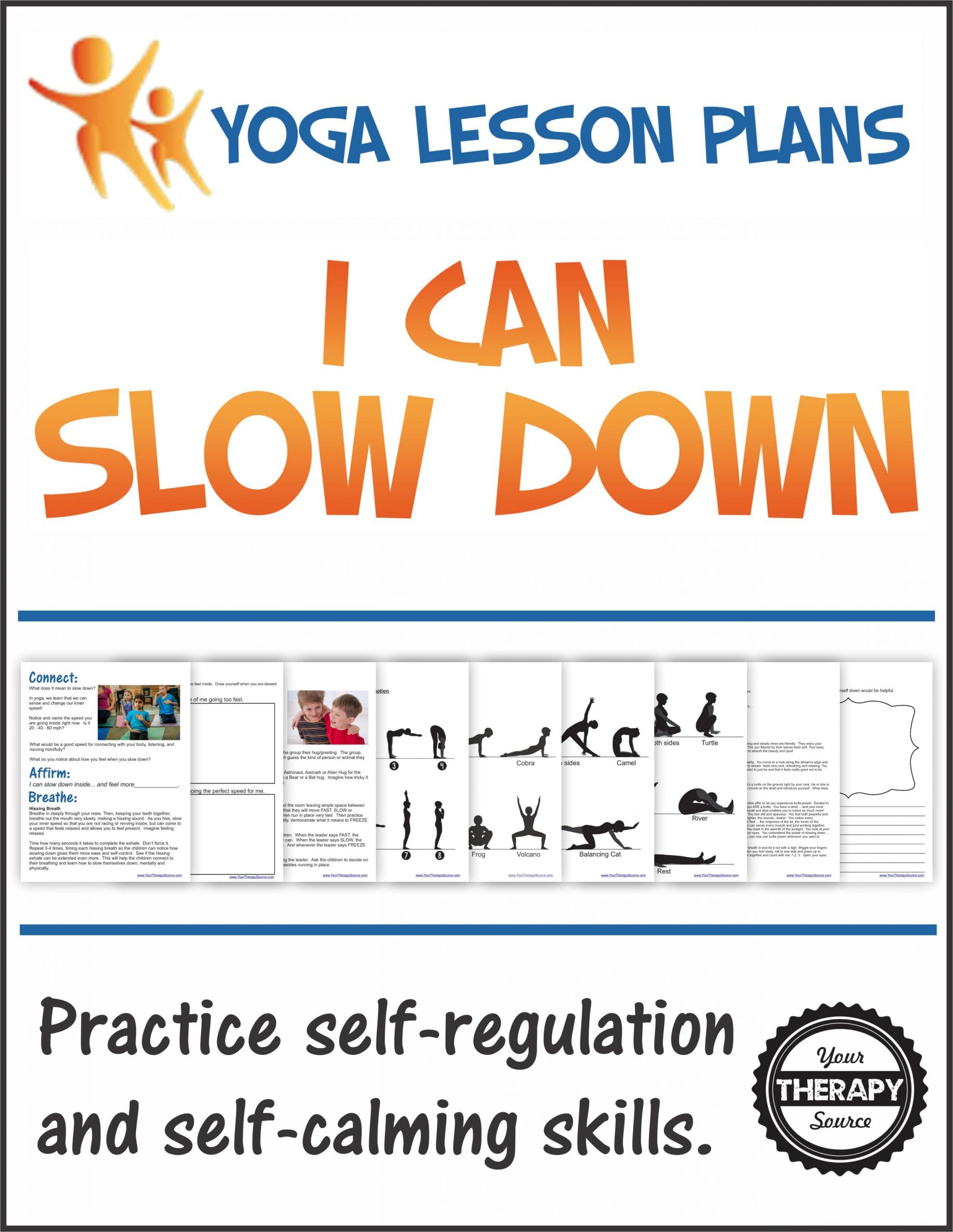 Yoga Lesson Plan - I Can Slow Down