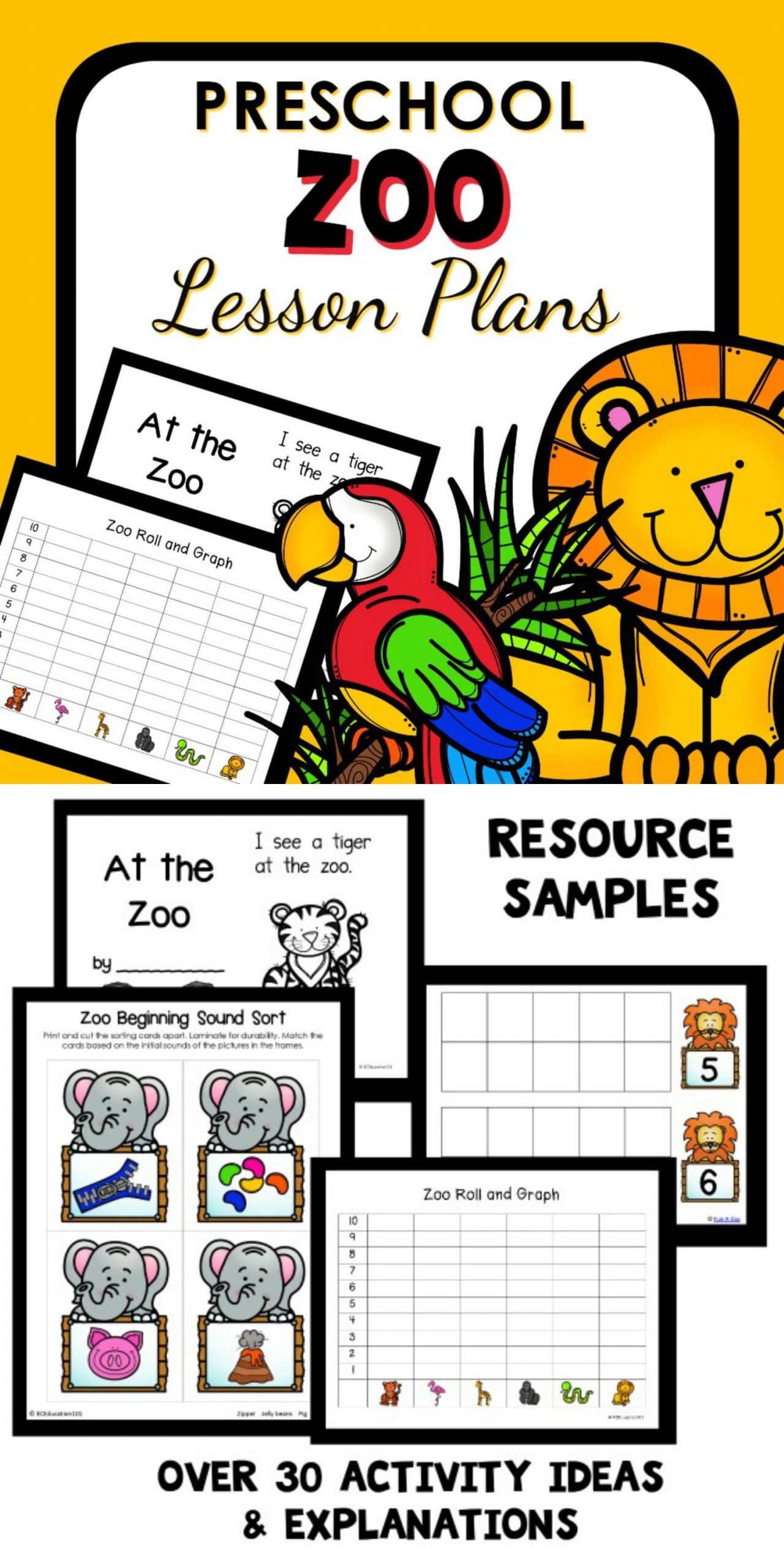 Zoo Theme Preschool Classroom Lesson Plans | Lesson Plans